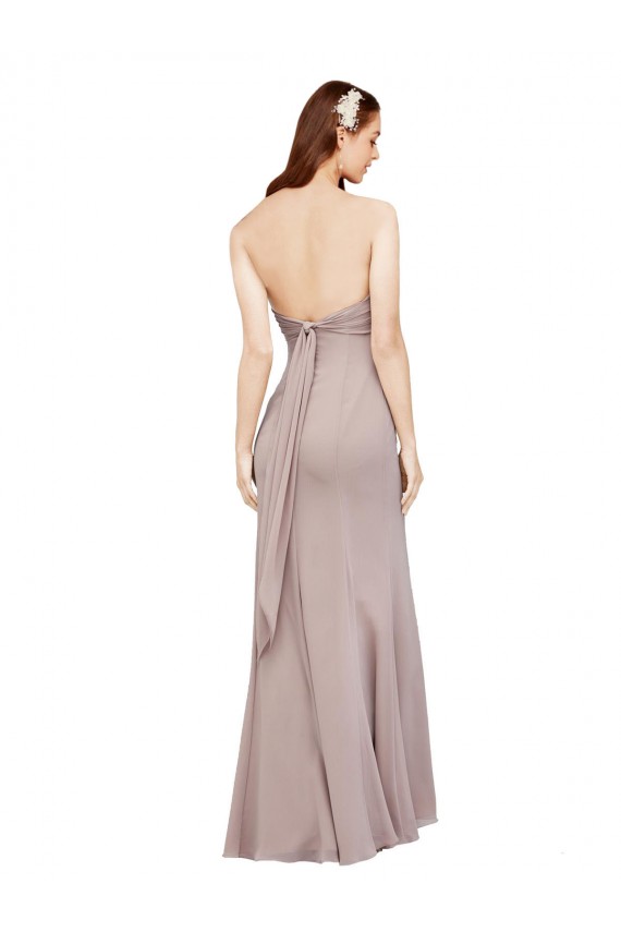 Schwarz Meerjungfrau Off-Schulter Chiffon Lange Brautjungfernkleider / Abiballkleider Verkäufer