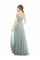 Seeglas A-Linien Off-Schulter Chiffon Spitze Lange Brautjungfernkleider Verkäufer